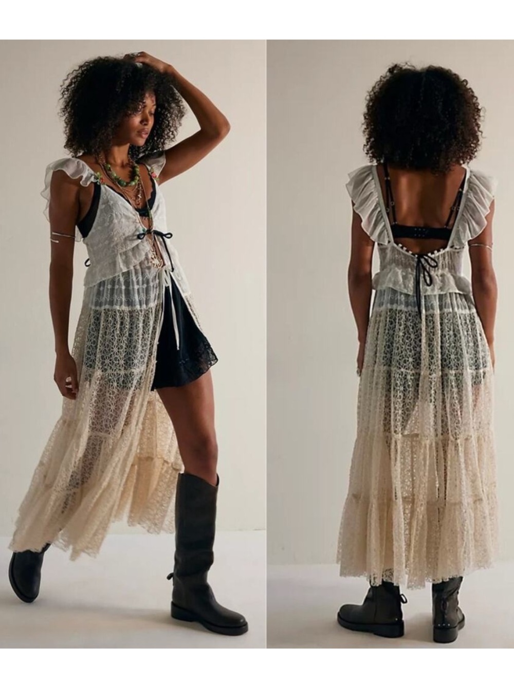 NWT Free People Selena Maxi Top
